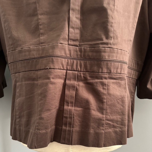 Lane Bryant Brown Jacket Size 24 - Picture 7 of 8